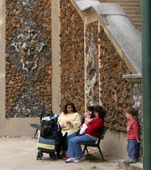 Under the Gargoyle Tile Art